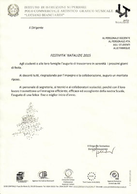 AUGURI INTERNI 2015