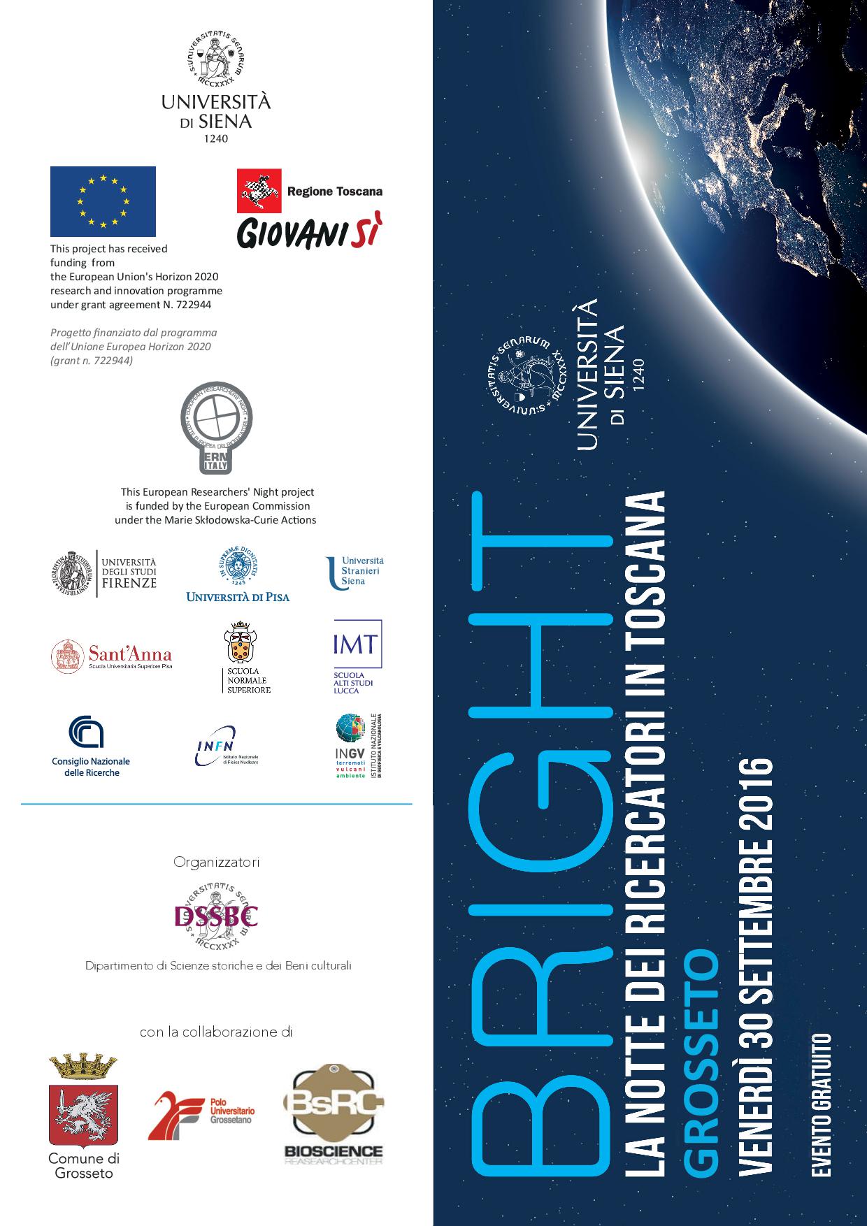 BRIGHT2016 Grosseto brochure