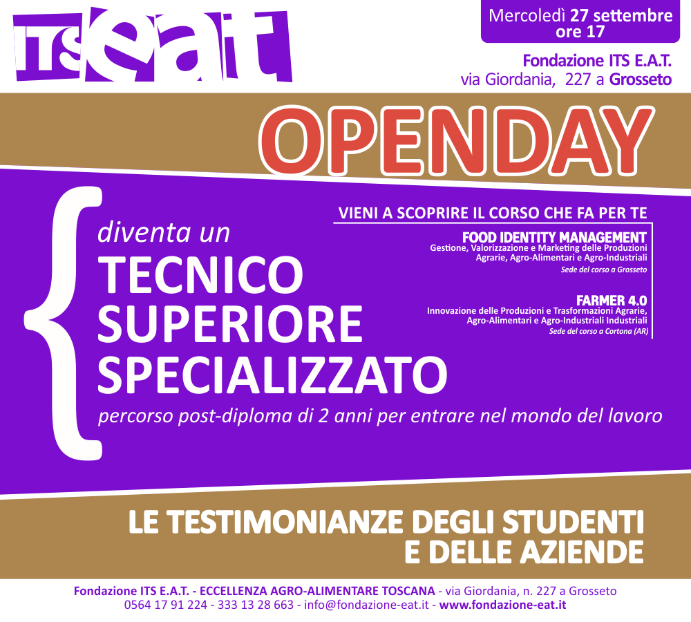 invito OpenDay 27 09