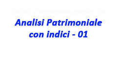 Analisi Patrimoniale